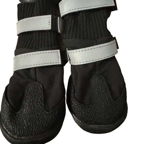 Youly All Weather Dog Boots the Adventurer Water Resistant Neoprene Medium Black - Picture 5 of 9